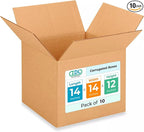 Medium Moving & Shipping Boxes 14x14x12 inches by IDLPackaging