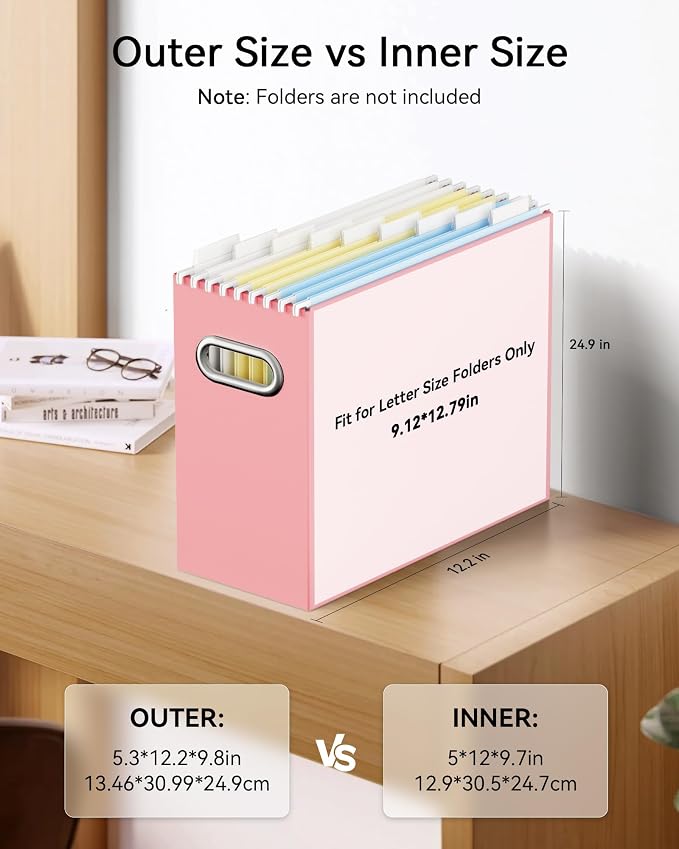 Oterri Cardboard File Organizer Box - Image 2