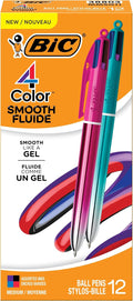 BIC 4 Color Smooth Gradient Retractable Ballpoint Pen by BIC