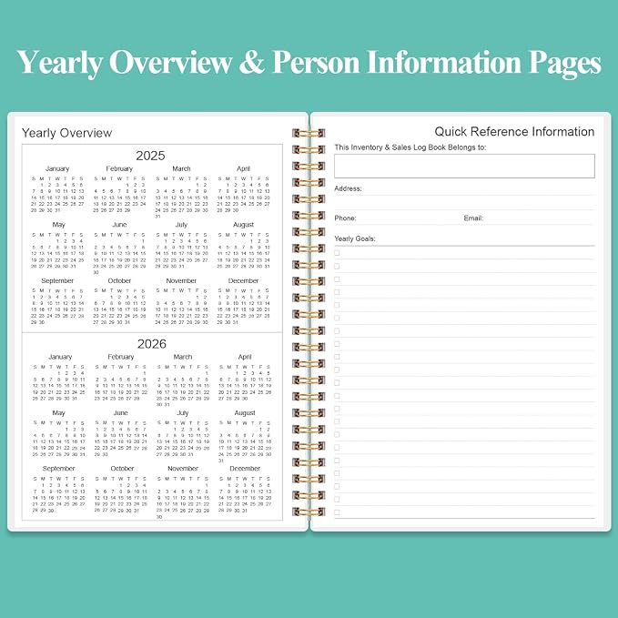 Inventory & Sales Log Book for Small Business – Inventory Ledger Book, - Image 4