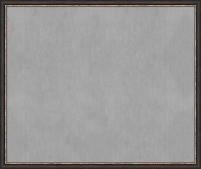 Amanti Art Black Framed Magnetic Board 43x51 Oversize Vision Board by AmantiArt