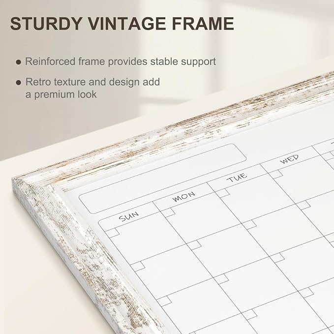 Monthly Dry Erase Calendar Whiteboard - Image 2