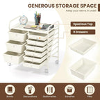 GOFLAME 9-Drawer Rolling Storage Cart, Mobile Utility Cart - Image 4