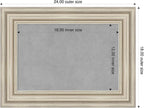 Amanti Art Silver Framed Magnetic Board 18x24 Small Vision Board - Image 2