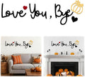 Love You Bye Wood Sign, Fall Decoration by BADAO
