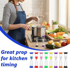 80 Pcs Plastic 1 Minute Sand Timer, 3.42" x 0.98" Small Sand Timer Bulk - Image 6