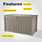 EasyUp 200 Gallon Deck Boxes Resin Large Storage Bins - Image 5