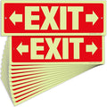 iSYFIX Exit Signs with Directional Right & Left Arrow by iSYFIXPREMIUMSIGNS