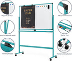 Large Dry-Erase Rolling Magnetic Whiteboard - Image 3