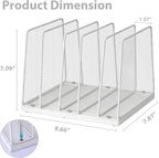 LEKETREE Small Desk File Organizer, 5-Section Upright File Sorter, Vertical - Image 6