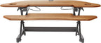 Rocelco 46" Height Adjustable Corner Standing Desk Converter - Image 8