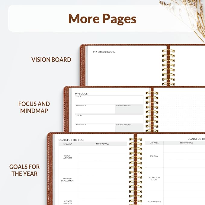 SUNEE 2026 Planner 8.5" x 11" – Dated Productivity Planner - Image 6