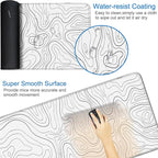 Extended Mouse Pad, 31.5x15.7 inch Large Gaming Computer Keyboard Mouse Mat - Image 3