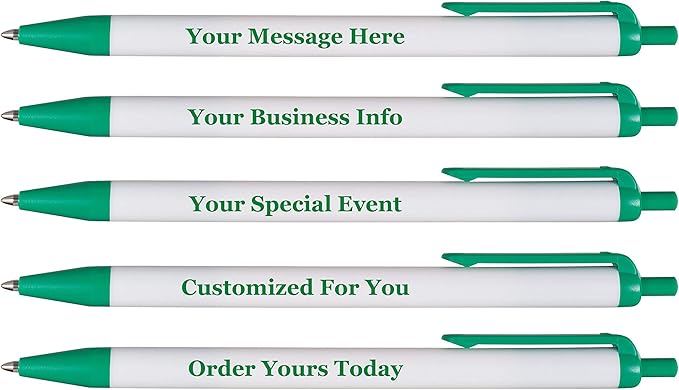 RevMark Personalized Ballpoint Pen, Custom Printed Name, Business or Event by RevMark
