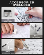 Nicpro 4 Pack Mechanical Pencil 0.5 mm - Image 5