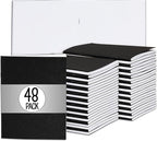 Paper Junkie 48 Pack Unlined Pocket Size Notebook, Mini Journals by PaperJunkie