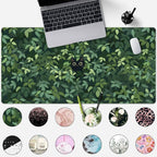 Cute Cat Kawaii Green Desk Mat - Image 2