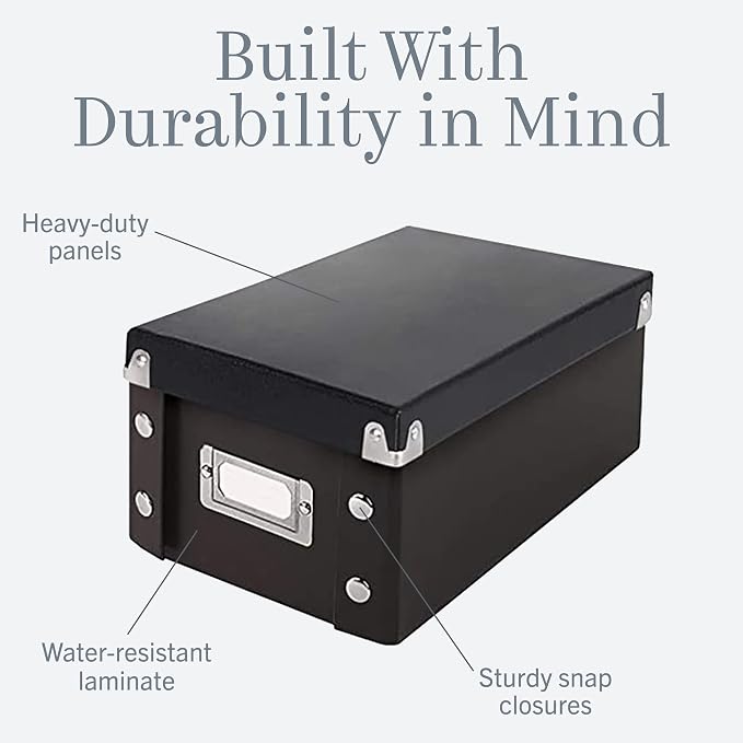 Snap-N-Store Index Card Holder Storage Box - Image 3