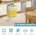 RELAX4LIFE 6-Drawer Rolling Storage Cart - Image 8