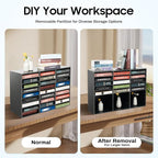 27 Slots Mail Sorters for Office, PVC Literature Organizer - Image 4