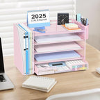 OPNICE Desk Organizer, 5-Tier Paper File Organizer - Image 2