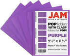 JAM PAPER Plastic Color POP Folders - Image 6