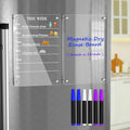 AITEE Acrylic Magnetic Weekly Meal Planner by AITEE