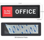 Office Sign – Do Not Disturb/Knock Welcome Slide Switch Sign, Premium Durable - Image 2