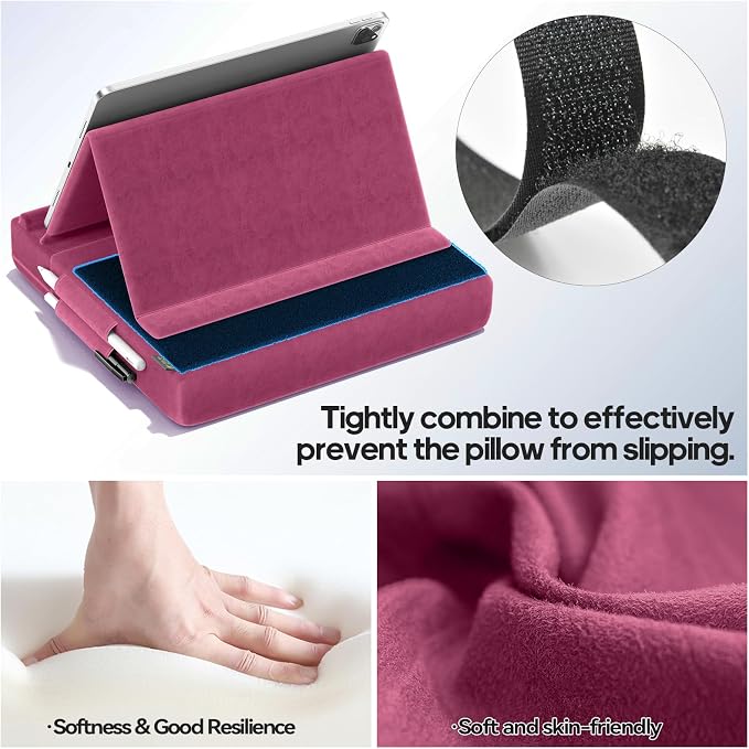KDD Tablet Pillow Stand, Bed and Desk, Foldable Soft Pad Dock - Image 6