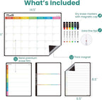 Magnetic Dry Erase Monthly Calendar Set - Image 2