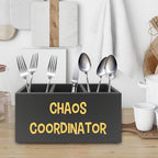XPH Chaos Coordinator Black Yellow Pen Pencil Holder Organizer - Image 3