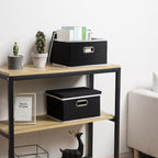 PRANDOM Storage Boxes with Lids Fabric Collapsible Storage Bins Organizer - Image 2