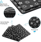 Black 12-Pack Desk Dividers for Students, Waterproof Plastic Study Carrel - Image 4