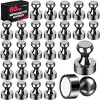 LOVIMAG Fridge Magnets 60Pcs Refrigerator Whiteboard Small Strong Magnet by LOVIMAG