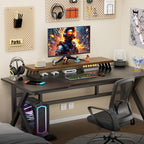 NestNeat Dual Monitor Stand Riser, 39 Inch Large Wood Monitor Stands - Image 9