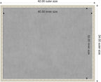 Amanti Art Silver Framed Magnetic Board 34x42 X-Large Vision Board - Image 2