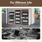 27 Slots Mail Sorters for Office, PVC Literature Organizer - Image 6