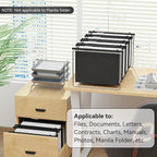 ANSOOK Extra Capacity Hanging File Folders Letter Size, 3 Inch Reinforce - Image 5