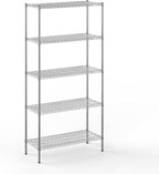 Regal Altair 18" Deep x 42" Wide x 86" Height Wire Shelving Kit | 5-Tier | NSF by Regal+Altair
