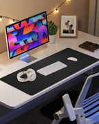 Leather Desk Pad Protector, Mouse Pad, Office Desk Mat, Non-Slip PU Leather - Image 7