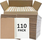 110 Pack A5 Composition Notebooks Bulk, Kraft Cover Lined Paper Journal by LIONSOULDISCOUNT
