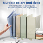 SUNEE 3 Ring Binder 1.5 Inch 1 Pack, Haze Blue - Image 5