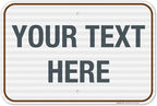Custom Sign, Personalized Metal Signs, Customize by SigoSigns