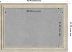 Amanti Art Silver Framed Magnetic Board 30x42 Large Vision Board - Image 2