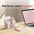 SUPEASY Mail Organizer for Desk, Mesh Metal Mail Holder Countertop - Image 8