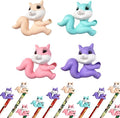 24Pcs Pencil Top Erasers for Kids, Squirrel Pencil Erasers Toppers Bulk by TDOCK