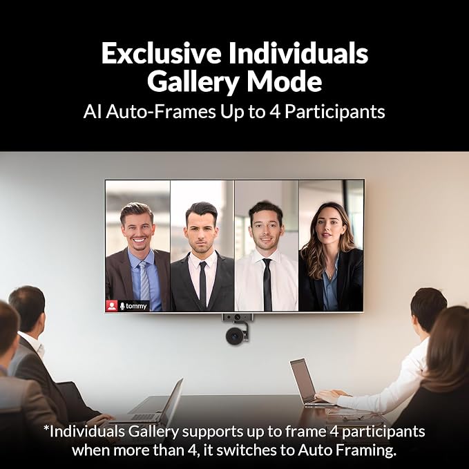 AV Access 4K Conference Room Camera, Dual Lens Cam, 3X Optical/5X Digital Zoom - Image 3