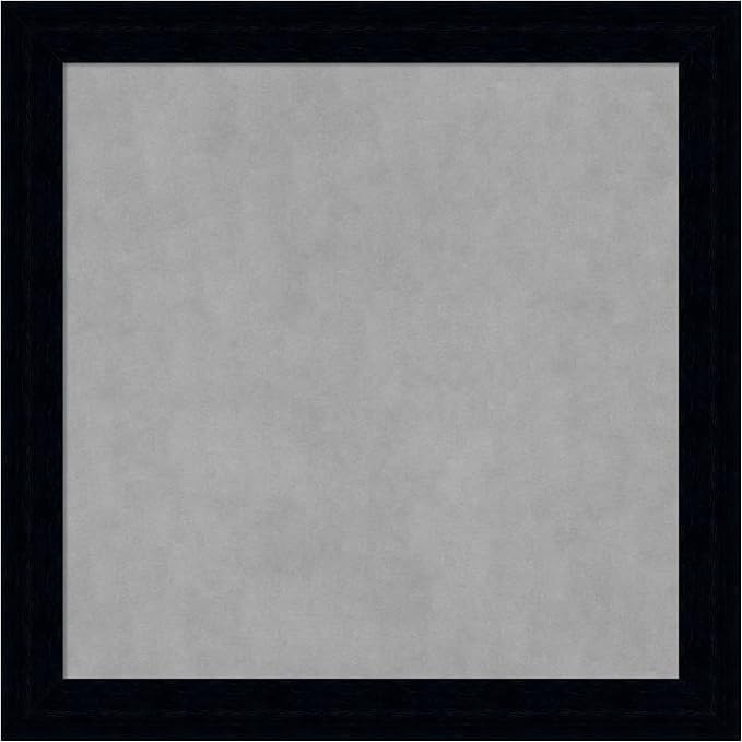 Amanti Art Black Framed Magnetic Board 28x28 Medium Vision Board by AmantiArt