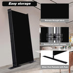 CHOSENM Room Divider, 6 Panel Folding Privacy Screens - Image 4