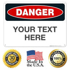 Custom Danger Sign, OSHA Sign, 10x14 Inches, Rust Free .040 Aluminum, Fade - Image 8
